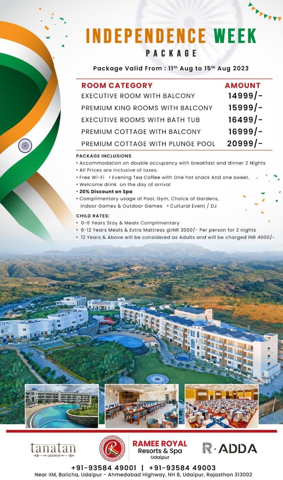 Ramee Royal Resort & Spa - Udaipur Exterior photo